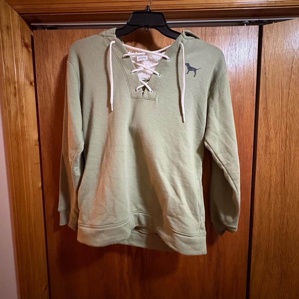 PINK Victoria's Secret Green Sweatshirt Cozy Essential